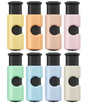 Squeeze and Lock Bread Bag Clips, 2.4 Inch, 8 Pack | Multicolor Squeeze Lock Clips, Reusable Bag Closures for Bread, Snacks, Coffee, Food Storage, Fits Thick and Thin Bags Squeeze and Lock Bread Bag Clips, 2.4 Inch, 8 Pack | Multicolor Squeeze Lock Clips, Reusable Bag Closures for Bread, Snacks, Coffee, Food Storage, Fits Thick and Thin Bags