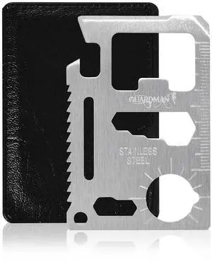 11-in-1 Survival Credit Card Multitool Fathers Day Stocking Stuffer Christmas Gift - Multipurpose Tactical Wallet Tool With Bottle Opener, Survival Knife For Men Birthday Dad 11-in-1 Survival Credit Card Multitool Fathers Day Stocking Stuffer Christmas Gift - Multipurpose Tactical Wallet Tool With Bottle Opener, Survival Knife For Men Birthday Dad