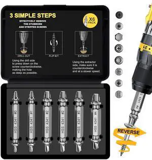 Screw Extractor Set Stocking Stuffers for Men Adults Tools Gadgets | Bolt Extractor Kit Christmas Valentines Fathers Day Birthday Gifts for Boyfriend Dad Him Screw Extractor Set Stocking Stuffers for Men Adults Tools Gadgets | Bolt Extractor Kit Christmas Valentines Fathers Day Birthday Gifts for Boyfriend Dad Him