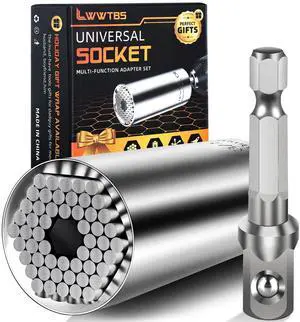 Stocking Stuffers for Men Gifts for Men Super Universal Socket Tools | Grip Socket Set With Power Drill Adapter (7-9MM) Cool Stuff Gadgets Gifts for Father Husband Mens Gifts Christmas Stocking Stuffers for Men Gifts for Men Super Universal Socket Tools | Grip Socket Set With Power Drill Adapter (7-9MM) Cool Stuff Gadgets Gifts for Father Husband Mens Gifts Christmas