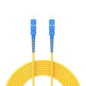 75Meters 246ft SC/UPC-SC/UPC Single-Mode Fiber Optic Cable SC to SC OS2 Jumper Optical Patch Cord Simplex 9/125um Yellow SC-SC 75Meters 246ft SC/UPC-SC/UPC Single-Mode Fiber Optic Cable SC to SC OS2 Jumper Optical Patch Cord Simplex 9/125um Yellow SC-SC