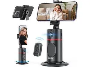 Auto Face Tracking Tripod, No App, Smart Shooting Phone Holder with Remote, 360° Rotation Body Phone Camera Mount with Phone Holder Body Smart Tracking Tripod for Vlog/TIK Tok, Rechargeable Battery Auto Face Tracking Tripod, No App, Smart Shooting Phone Holder with Remote, 360° Rotation Body Phone Camera Mount with Phone Holder Body Smart Tracking Tripod for Vlog/TIK Tok, Rechargeable Battery