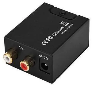 DAC Converter Digital to Analog Audio Converter Digital SPDIF Coaxial Optical Convert to L/R RCA Toslink Optical Audio Adapter DAC Converter Digital to Analog Audio Converter Digital SPDIF Coaxial Optical Convert to L/R RCA Toslink Optical Audio Adapter