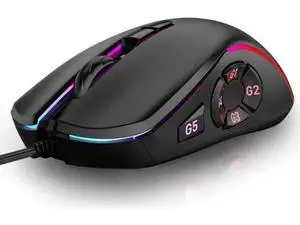 WISDUM Gaming Mouse USB Wired, RGB Backlit PC Mouse Computer Mice with 14 RGB LED Modes, 7200 DPI Adjustable, 10 Programmable Buttons, Ergonomic USB Optical Mouse for Windows MacOS Laptop Gamer WISDUM Gaming Mouse USB Wired, RGB Backlit PC Mouse Computer Mice with 14 RGB LED Modes, 7200 DPI Adjustable, 10 Programmable Buttons, Ergonomic USB Optical Mouse for Windows MacOS Laptop Gamer