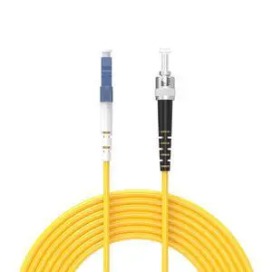 25Meters 82ft LC/UPC-ST/UPC Single-Mode Fiber Optic Cable LC to ST OS2 Jumper Optical Patch Cord Simplex 9/125um Yellow LC-ST 25Meters 82ft LC/UPC-ST/UPC Single-Mode Fiber Optic Cable LC to ST OS2 Jumper Optical Patch Cord Simplex 9/125um Yellow LC-ST