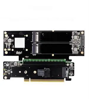 PCIE4.0 split expansion adapter card PCIE X16 to M.2 SSD adapter card PCIE X16 to X8+X4+X4 four-way .2 PCIE4.0 split expansion adapter card PCIE X16 to M.2 SSD adapter card PCIE X16 to X8+X4+X4 four-way .2