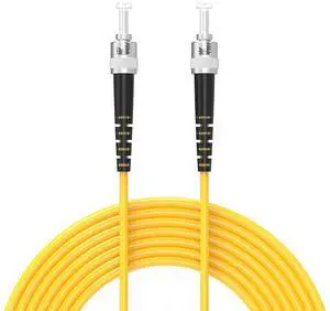 75Meters 246ft ST/UPC-ST/UPC Single-Mode Fiber Optic Cable ST to ST OS2 Jumper Optical Patch Cord Simplex 9/125um Yellow ST-ST 75Meters 246ft ST/UPC-ST/UPC Single-Mode Fiber Optic Cable ST to ST OS2 Jumper Optical Patch Cord Simplex 9/125um Yellow ST-ST