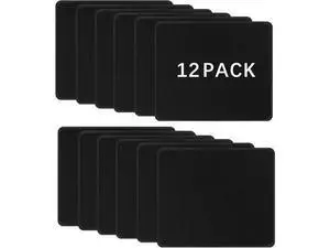 12 Pack Black Mouse pad Bulk with Stitched Edge 10.2x8.3inches 3mm Thickness Premium Textured Non-Slip Rubber Base Mouse pad Black Washable Gaming Mouse Pad Pack for Office and Home 12 Pack Black Mouse pad Bulk with Stitched Edge 10.2x8.3inches 3mm Thickness Premium Textured Non-Slip Rubber Base Mouse pad Black Washable Gaming Mouse Pad Pack for Office and Home