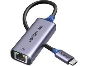 UGREEN USB C to Ethernet Adapter 2.5G, Ethernet Adapter for Laptop, Aluminum, Type C (Thunderbolt 4/3 Compatible) to RJ45 Network Internet, Compatible for NAS, MacBook Air/Pro, XPS, iPhone 15 Pro/Max UGREEN USB C to Ethernet Adapter 2.5G, Ethernet Adapter for Laptop, Aluminum, Type C (Thunderbolt 4/3 Compatible) to RJ45 Network Internet, Compatible for NAS, MacBook Air/Pro, XPS, iPhone 15 Pro/Max