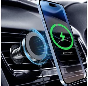 15W Magnetic Wireless Car Charger Air Vent Mount Works with Various Phone 360 Adjustable Fast Charging Phone Holder 15W Magnetic Wireless Car Charger Air Vent Mount Works with Various Phone 360 Adjustable Fast Charging Phone Holder