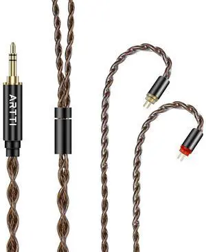 A1 Upgraded 4 Core Monocrystalline Copper Detachable Earphone Cable IEM Cable in-Ear Headphone Audio Cable (2pin-0.78mm 3.5mm) A1 Upgraded 4 Core Monocrystalline Copper Detachable Earphone Cable IEM Cable in-Ear Headphone Audio Cable (2pin-0.78mm 3.5mm)