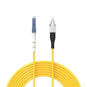 20Meters 65ft LC/UPC-FC/UPC Single-Mode Fiber Optic Cable LC to FC OS2 Jumper Optical Patch Cord Simplex 9/125um Yellow 20Meters 65ft LC/UPC-FC/UPC Single-Mode Fiber Optic Cable LC to FC OS2 Jumper Optical Patch Cord Simplex 9/125um Yellow