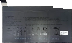 G8W13 Laptop Battery 49.5Wh 4123mAh 3-Cell 11.4V Compatible with Dell XPS 13 9315 2-in-1 Series 07HFP9 G8W13 Laptop Battery 49.5Wh 4123mAh 3-Cell 11.4V Compatible with Dell XPS 13 9315 2-in-1 Series 07HFP9