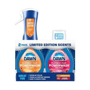 Dawn Powerwash Spray, Dish Soap, Dishwashing Liquid, Pumpkin Spice + Frosted Cranberry, 1 Starter Kit + 1 Refill, 2x16 Fl Oz Dawn Powerwash Spray, Dish Soap, Dishwashing Liquid, Pumpkin Spice + Frosted Cranberry, 1 Starter Kit + 1 Refill, 2x16 Fl Oz