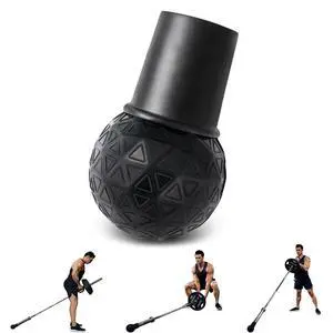 CONREDA Landmine Attachment for Barbell, Portable Landmine Base for 2" Olympic Bars, Non-Slip Rubber Barbell Landmine Attachment for T-Bar Row, Press, Squat, Rotation, Home Gym Equipment CONREDA Landmine Attachment for Barbell, Portable Landmine Base for 2" Olympic Bars, Non-Slip Rubber Barbell Landmine Attachment for T-Bar Row, Press, Squat, Rotation, Home Gym Equipment