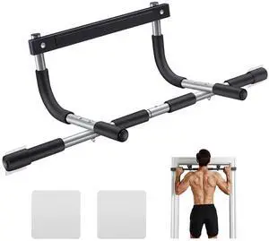 ALLY PEAKS Pull Up Bar Thickened Steel Pipe Super Heavy Duty Steel Frame Upper Workout Bar| Multi-Grip Strength for Doorway | Indoor Chin-Up Bar Fitness Trainer for Home Gym Portable (silver2) ALLY PEAKS Pull Up Bar Thickened Steel Pipe Super Heavy Duty Steel Frame Upper Workout Bar| Multi-Grip Strength for Doorway | Indoor Chin-Up Bar Fitness Trainer for Home Gym Portable (silver2)