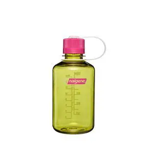 Nalgene 16 oz Narrow Mouth Water Bottle | Slim Cup Holder Size, BPA-Free, Durable Leak Proof Travel Bottle Thrill & Motion, Endive w/Fuschia Nalgene 16 oz Narrow Mouth Water Bottle | Slim Cup Holder Size, BPA-Free, Durable Leak Proof Travel Bottle Thrill & Motion, Endive w/Fuschia