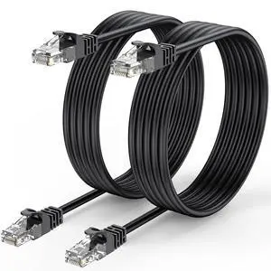 ApoJodly Cat6 Ethernet Cable 6FT 2-Pack, Patch Cable 6 Foot RJ45 (Cat 6A Cable, Internet Cord, Network Cable) 10Gbps for Gaming, Patch Panel, Cable Management, Router, Modem ApoJodly Cat6 Ethernet Cable 6FT 2-Pack, Patch Cable 6 Foot RJ45 (Cat 6A Cable, Internet Cord, Network Cable) 10Gbps for Gaming, Patch Panel, Cable Management, Router, Modem