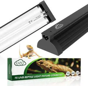QZQ T5 UVB Reptile Light Fixture Combo Kit 8W, 10.0 UVB Light for Reptiles, Terrarium Hood Comes with Desert UVB Lamp for Bearded Dragon, Gecko, Tortoise, Lizard QZQ T5 UVB Reptile Light Fixture Combo Kit 8W, 10.0 UVB Light for Reptiles, Terrarium Hood Comes with Desert UVB Lamp for Bearded Dragon, Gecko, Tortoise, Lizard