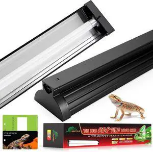 Haceryc UVB Light for Reptile 8W, T5 UVB Reptile Light Fixture HO Combo Kit with Test Sensor Cards, 12" High Output Reptiles Light Bar UVA UVB Desert Lamp for Turtle Lizard Bearded Dragon Tank Haceryc UVB Light for Reptile 8W, T5 UVB Reptile Light Fixture HO Combo Kit with Test Sensor Cards, 12" High Output Reptiles Light Bar UVA UVB Desert Lamp for Turtle Lizard Bearded Dragon Tank