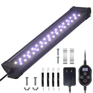 GlowUp 12 Inch 10W Dimming LED UVB Light for Reptiles, UVB 20.0/10.0/5.0/Purple Light, 3 Light Modes, Timer, UVA UVB Reptile Lamp for Tropical & Desert Reptile, Bearded Dragons, Turtles, Snakes GlowUp 12 Inch 10W Dimming LED UVB Light for Reptiles, UVB 20.0/10.0/5.0/Purple Light, 3 Light Modes, Timer, UVA UVB Reptile Lamp for Tropical & Desert Reptile, Bearded Dragons, Turtles, Snakes