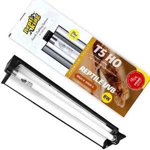 ReptiKing Upgraded T5 UVB Reptile Light, 10.0 UVB 8W German Made Fluorescent Lamp and Fixture Kit, for Desert-Dwelling Reptiles, Bearded Dragon,Tortoise, Snake, Strip Linear UVB Lamp Bulb,12 Inch ReptiKing Upgraded T5 UVB Reptile Light, 10.0 UVB 8W German Made Fluorescent Lamp and Fixture Kit, for Desert-Dwelling Reptiles, Bearded Dragon,Tortoise, Snake, Strip Linear UVB Lamp Bulb,12 Inch
