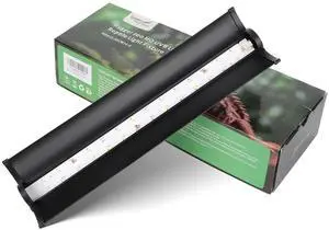 Hygger zoo UVB Light for Reptiles, 10W HO LED UVB Reptile Light Fixture UVA UVB Lamp Bulb Terrarium Light for Bearded Dragon Turtle Snake Crested Gecko Chameleon, 12 Inch Hygger zoo UVB Light for Reptiles, 10W HO LED UVB Reptile Light Fixture UVA UVB Lamp Bulb Terrarium Light for Bearded Dragon Turtle Snake Crested Gecko Chameleon, 12 Inch