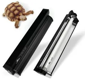 MCLANZOO T5 UVB Lighting Combo Kit for Reptiles,8W Light Fixture with Desert 10.0 T5 UVB Light Bulbs Terrarium Hood Heat Lamp for Breaded Dragon,Turtle,Frog,Lizard,Tortoise,Gecko,Snake MCLANZOO T5 UVB Lighting Combo Kit for Reptiles,8W Light Fixture with Desert 10.0 T5 UVB Light Bulbs Terrarium Hood Heat Lamp for Breaded Dragon,Turtle,Frog,Lizard,Tortoise,Gecko,Snake