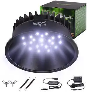 UVB Light for Reptiles, UVA UVB Reptile Light Fixture with Timer LED UVB Bulb for Bearded Dragon Gecko Turtle Chameleon Lizard Snake, Adjustable Brightness UVB Lamp for Reptile Tank Accessories, Black UVB Light for Reptiles, UVA UVB Reptile Light Fixture with Timer LED UVB Bulb for Bearded Dragon Gecko Turtle Chameleon Lizard Snake, Adjustable Brightness UVB Lamp for Reptile Tank Accessories, Black