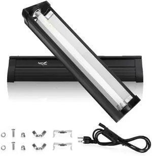 UVB Light for Reptiles Bearded Dragon, T5 UVB Reptile Light Fixture HO UVB Bulb Lighting Combo Kit 10.0 8W UVA UVB Reptile Light Bulb Terrarium Lamp Tube Bar for Snake Gecko Turtle Lizard, 12 Inch UVB Light for Reptiles Bearded Dragon, T5 UVB Reptile Light Fixture HO UVB Bulb Lighting Combo Kit 10.0 8W UVA UVB Reptile Light Bulb Terrarium Lamp Tube Bar for Snake Gecko Turtle Lizard, 12 Inch