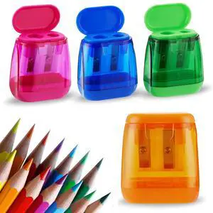 Sonuimy Pencil Sharpeners, 4 Pcs Pencil Sharpeners Manual,Dual Holes Compact Colored Handheld Pencil Sharpener for Kids with Lid Adults Students School Class Home Office (Covered) Sonuimy Pencil Sharpeners, 4 Pcs Pencil Sharpeners Manual,Dual Holes Compact Colored Handheld Pencil Sharpener for Kids with Lid Adults Students School Class Home Office (Covered)
