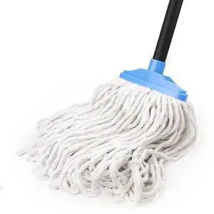Indoor Cotton Mops for Floor Cleaning - 53.7" Adjustable Iron Handle Regular Mops to Clean Living Room, Kitchen, and Bathroom,Indoor Cleaning Mop for Wood Floors, Tile, Hardwood Floor. (Blue White Indoor Cotton Mops for Floor Cleaning - 53.7" Adjustable Iron Handle Regular Mops to Clean Living Room, Kitchen, and Bathroom,Indoor Cleaning Mop for Wood Floors, Tile, Hardwood Floor. (Blue White