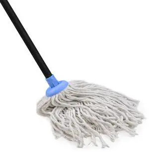 Indoor Mop for Floor Cleaning - Cotton Mops for Floor Cleaning, Regular Mop for Floors, 49-inch Simple Mops for Cleaning Living Rooms, Bathrooms, and Kitchens. (White&Blue) Indoor Mop for Floor Cleaning - Cotton Mops for Floor Cleaning, Regular Mop for Floors, 49-inch Simple Mops for Cleaning Living Rooms, Bathrooms, and Kitchens. (White&Blue)