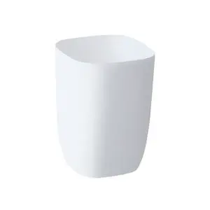 mingol Bathroom Trash Can, Small Garbage Can for Bedroom, Living Room, Kitchen, Slim Cute Plastic Waste Basket for Office, 7L, Matt White mingol Bathroom Trash Can, Small Garbage Can for Bedroom, Living Room, Kitchen, Slim Cute Plastic Waste Basket for Office, 7L, Matt White