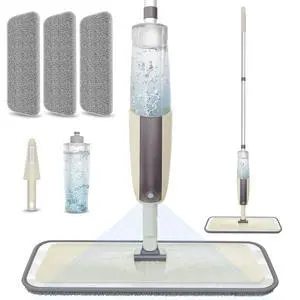 Spray Mops for Floor Cleaning: MEXERRIS Wet Mop with 3 Washable Pads for Swiffer Powermop - Floor Mop with Refillable Bottle - Home Commercial Dust Mops for Hardwood Laminate Ceramic Tiles Spray Mops for Floor Cleaning: MEXERRIS Wet Mop with 3 Washable Pads for Swiffer Powermop - Floor Mop with Refillable Bottle - Home Commercial Dust Mops for Hardwood Laminate Ceramic Tiles