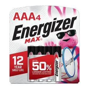 Energizer MAX AAA Batteries (4 Pack), Triple A Alkaline Batteries Energizer MAX AAA Batteries (4 Pack), Triple A Alkaline Batteries