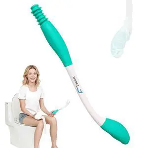 Fanwer Toilet Aids for Wiping,Long Reach Comfort Bottom Buddy Extends Your Reach Over 15",Butt Wiper for Disabled,Elderly Fanwer Toilet Aids for Wiping,Long Reach Comfort Bottom Buddy Extends Your Reach Over 15",Butt Wiper for Disabled,Elderly