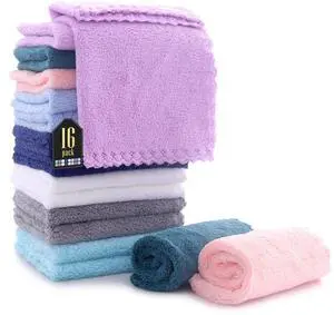 16 Pack Baby Washcloths - Luxury Multicolor Coral Fleece - Extra Absorbent and Soft Wash Clothes for Newborns, Infants and Toddlers - Suitable for Sensitive Skin and New Born - Baby Shower, 10x10 Inch 16 Pack Baby Washcloths - Luxury Multicolor Coral Fleece - Extra Absorbent and Soft Wash Clothes for Newborns, Infants and Toddlers - Suitable for Sensitive Skin and New Born - Baby Shower, 10x10 Inch
