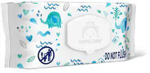 Amazon Brand - Mama Bear 99% Water Baby Wipes, Hypoallergenic,formulated without Fragrance, 72 Count Amazon Brand - Mama Bear 99% Water Baby Wipes, Hypoallergenic,formulated without Fragrance, 72 Count