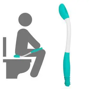 RMS Long Reach Comfort Wipe - Self Assist Toilet Aid, Ideal Daily Living Bathroom Aid for Limited Mobility RMS Long Reach Comfort Wipe - Self Assist Toilet Aid, Ideal Daily Living Bathroom Aid for Limited Mobility