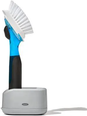 OXO New Good Grips Soap Dispensing Dish Brush Storage Set OXO New Good Grips Soap Dispensing Dish Brush Storage Set