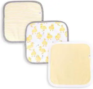 Burt's Bees Baby Washcloths for Infants, 100% Organic Cotton, Soft and Absorbent Knit Terry Face Towel, 9 x 9 in, 3-Pack Burt's Bees Baby Washcloths for Infants, 100% Organic Cotton, Soft and Absorbent Knit Terry Face Towel, 9 x 9 in, 3-Pack