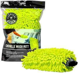 Chemical Guys Chenille Premium Scratch-Free Microfiber Wash Mitt for Car Washing - Lime Green, Ultra-Soft Car Wash Glove, Swirl-Free Finish, Safe for Trucks, SUVs, Motorcycles, and More Chemical Guys Chenille Premium Scratch-Free Microfiber Wash Mitt for Car Washing - Lime Green, Ultra-Soft Car Wash Glove, Swirl-Free Finish, Safe for Trucks, SUVs, Motorcycles, and More