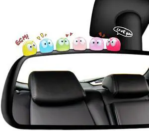 RAPUDA Cute Luminous Soot Sprites,35 Pcs Automotive Interior Decoration Accessories for Car Rearview Mirror and Dashboard,Cute Anime Decor for Home Garden Office,Funny Ornament Gifts(Multicolour) RAPUDA Cute Luminous Soot Sprites,35 Pcs Automotive Interior Decoration Accessories for Car Rearview Mirror and Dashboard,Cute Anime Decor for Home Garden Office,Funny Ornament Gifts(Multicolour)