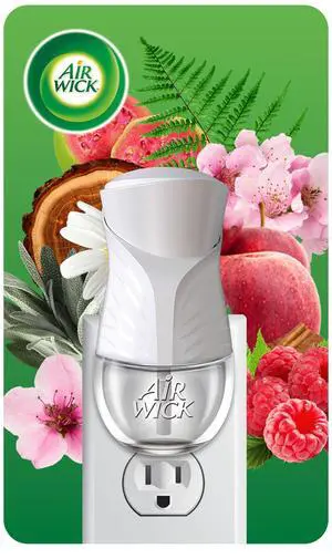Air Wick plug in Scented Oil Warmer, White, 1 Count, Essential Oils, Air Freshener Air Wick plug in Scented Oil Warmer, White, 1 Count, Essential Oils, Air Freshener