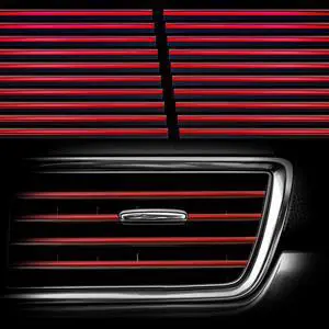 Hadwoer 20Pcs Car Auto Air Conditioner Vent Outlet Trim Strip, DIY Decoration Chrome PVC Car Interior Moulding Trim Strip Line for All Straight Air Vent Outlet (Red) Hadwoer 20Pcs Car Auto Air Conditioner Vent Outlet Trim Strip, DIY Decoration Chrome PVC Car Interior Moulding Trim Strip Line for All Straight Air Vent Outlet (Red)