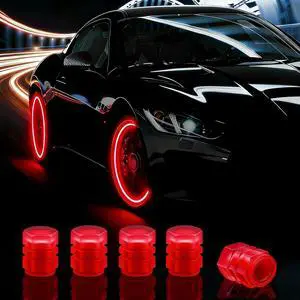 20 Pcs Glow in The Dark Tire Valve Caps Fluorescent Tire Valve Stem Caps, Cool Car Present for Universal Decoration Accessories for Car SUV Bicycle Motorcycles Trucks (Red) 20 Pcs Glow in The Dark Tire Valve Caps Fluorescent Tire Valve Stem Caps, Cool Car Present for Universal Decoration Accessories for Car SUV Bicycle Motorcycles Trucks (Red)