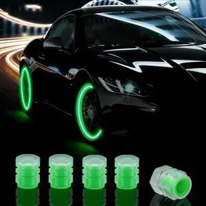 20 Pcs Glow in The Dark Tire Valve Caps Fluorescent Tire Valve Stem Caps, Cool Car Present for Universal Decoration Accessories for Car SUV Bicycle Motorcycles Trucks (Green) 20 Pcs Glow in The Dark Tire Valve Caps Fluorescent Tire Valve Stem Caps, Cool Car Present for Universal Decoration Accessories for Car SUV Bicycle Motorcycles Trucks (Green)
