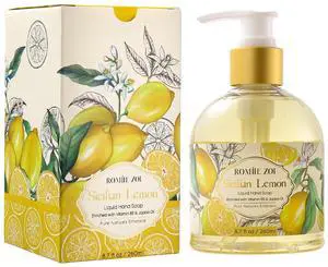 ROMIIE ZOI Liquid Hand Soap, Lemon, 260ml/8.7fl.oz ROMIIE ZOI Liquid Hand Soap, Lemon, 260ml/8.7fl.oz