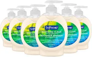 Softsoap Moisturizing Liquid Hand Soap, Soothing Clean Aloe Vera - 7.5 Fl Oz (Pack of 6) Softsoap Moisturizing Liquid Hand Soap, Soothing Clean Aloe Vera - 7.5 Fl Oz (Pack of 6)